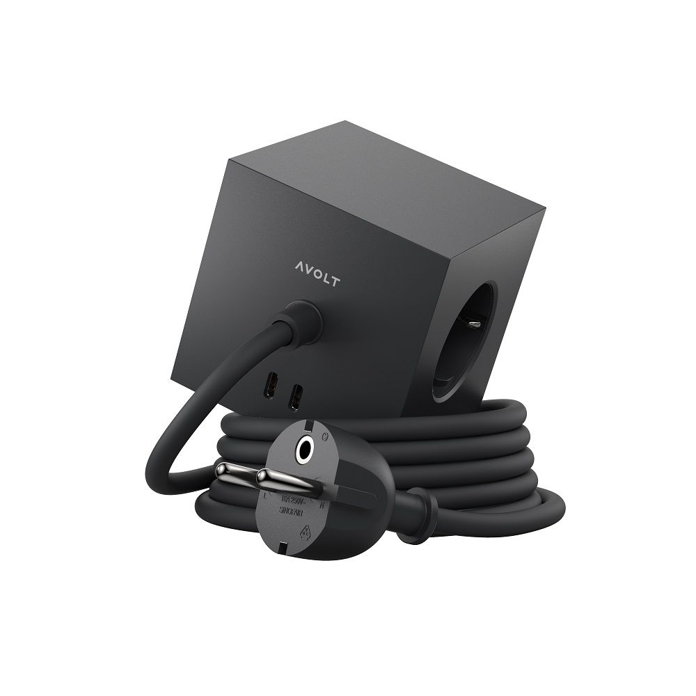 Square 1 - Avolt Steckdosenwürfel mit USB C dfp Design 