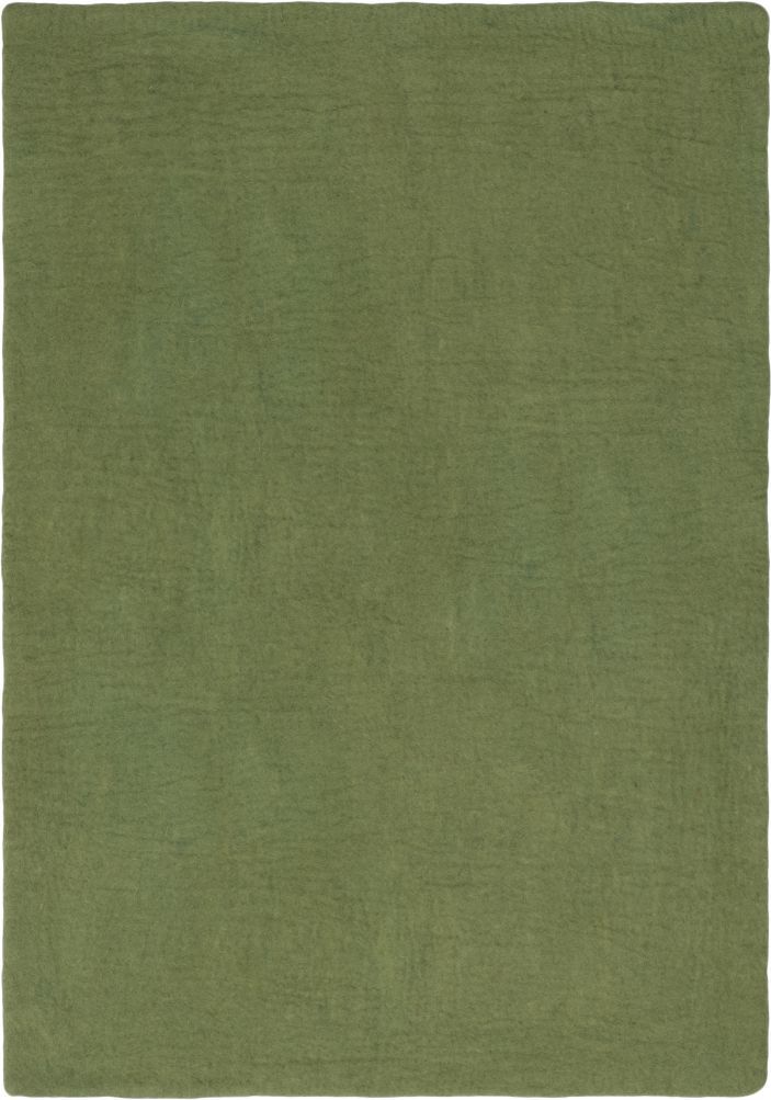 Mono Rechteckig Filzteppich 180 x 260 cm myfelt Kaspar (grün)