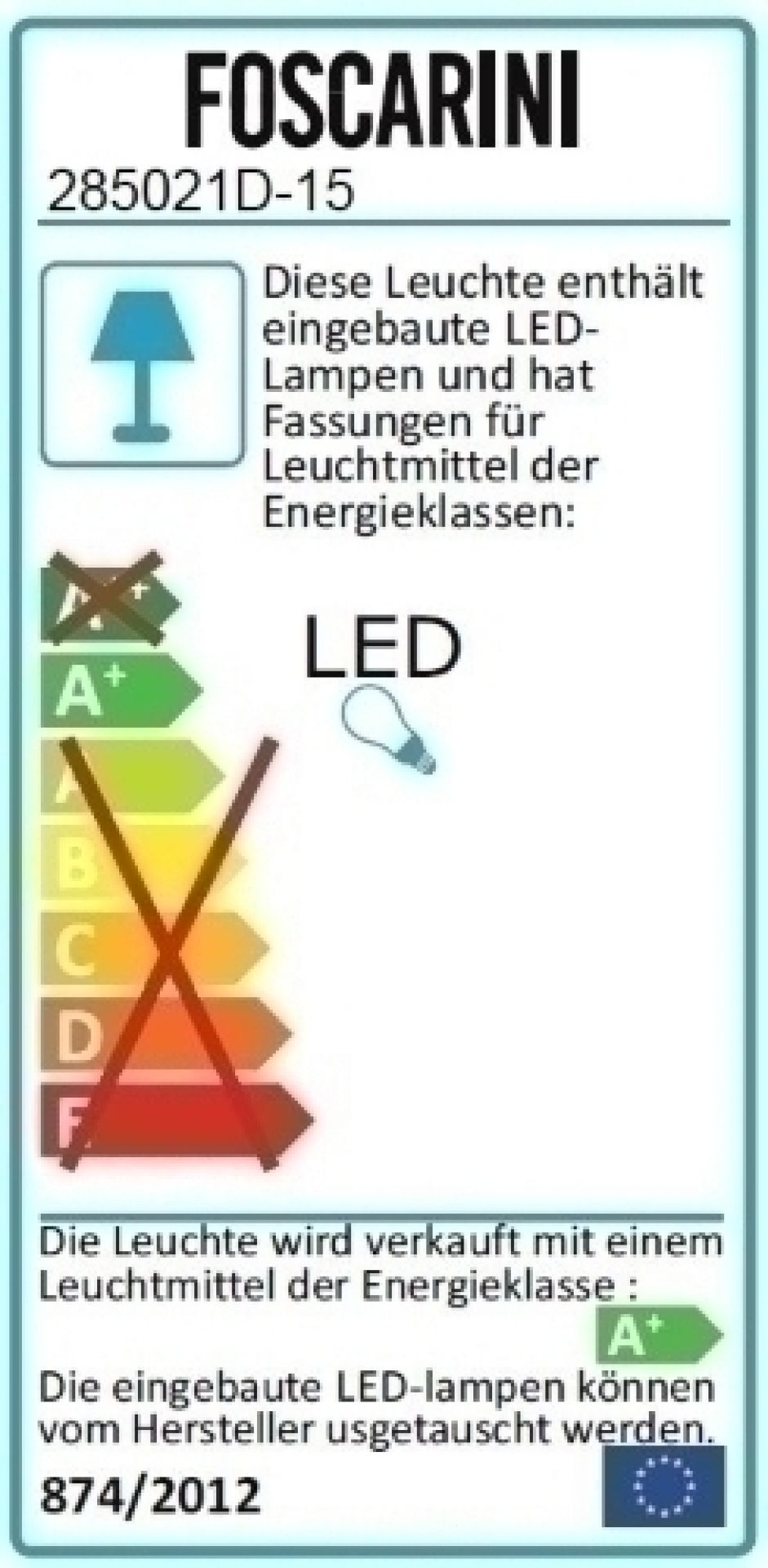 Satellight Tischleuchte Foscarini