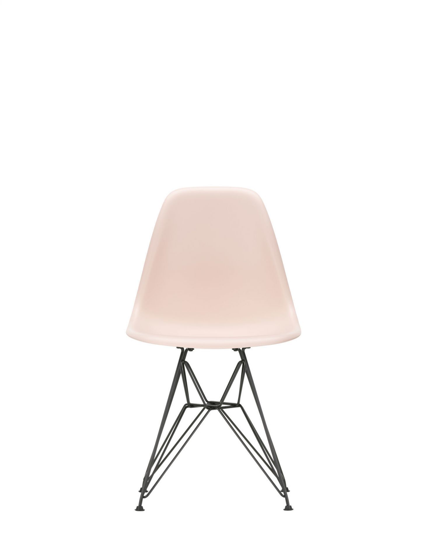 Eames Plastic Side Chair DSR Stuhl Vitra Schwarz-Granit grau