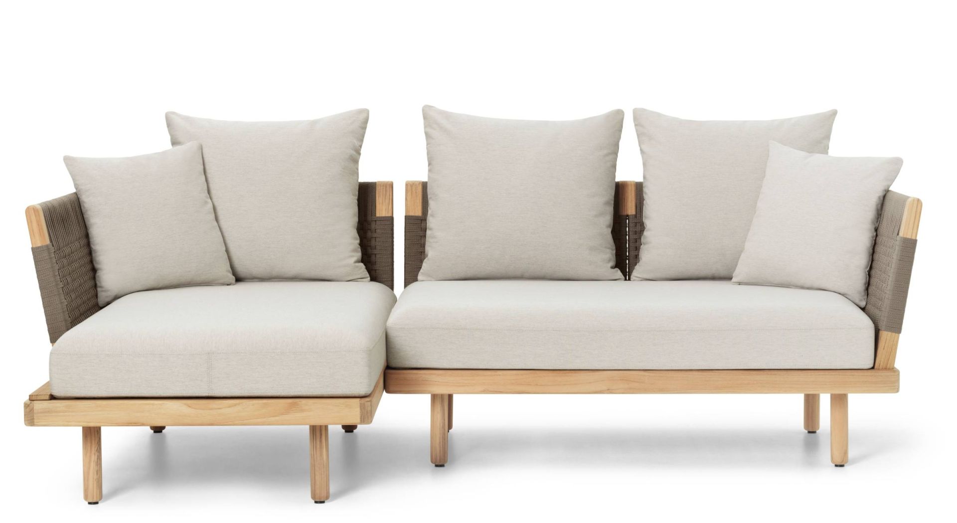 E541 Embrace Sofa Modul mit kurzer Rückenlehne und Seitenlehne Outdoor Carl Hansen & Søn 